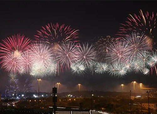 亚东县焰火晚会